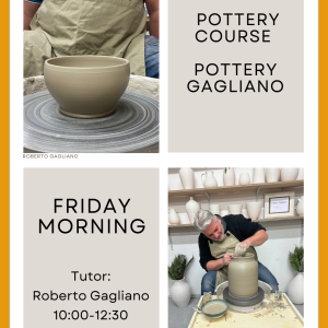 Pottery Wheel Course - September 2025 -  Friday Morning