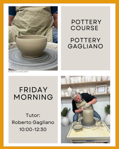 Pottery Wheel Course - September 2025 - Friday Morning