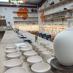 Studio with pots